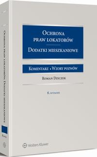 Ochrona praw lokatorów. Dodatki mieszkaniowe. Komentarz. Wzory pozwów — okładka e-booka