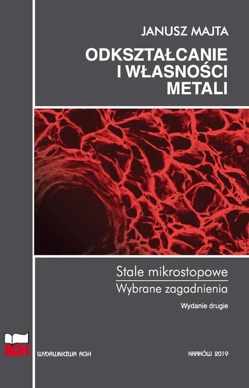 Tytuł: Odkształcanie i własności metali. Stale mikrostopowe. Wybrane zagadnienia.
Autor: Janusz Majta
Wydawnictwo: Wydawnictwa AGH
Formaty: PDF