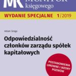 Odpowiedzialność członków zarządu spółek kapitałowych — okładka e-booka
