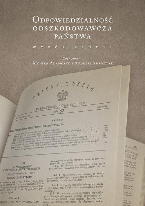 Tytuł: Odpowiedzialność odszkodowawcza państwa. Wybór źródeł
Autor: 
Wydawnictwo: Uniwersytet Jana Kochanowskiego
Formaty: PDF