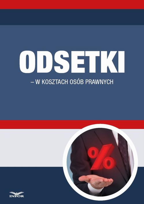 Odsetki w kosztach osób prawnych — okładka e-booka