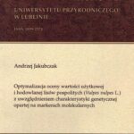 Tytuł: Optymalizacja oceny wartości użytkowej i hodowlanej lisów pospolitych (Vulpes vulpes L.) z uwzględnieniem charakterystyki genetycznej opartej na markerach molekularnych
Autor: Andrzej Jakubczak
Wydawnictwo: Uniwersytet Przyrodniczy w Lublinie
Formaty: PDF