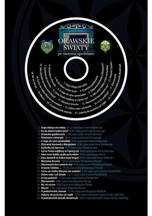 Orawskie światy po nasymu opedziane — okładka audiobooka
