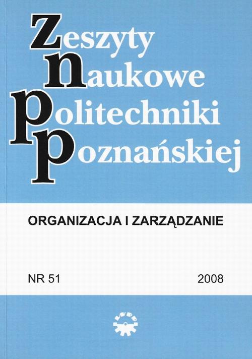 Tytuł: Organizacja i Zarządzanie, 2008/51
Autor: Praca zbiorowa
Wydawnictwo: Wydawnictwo Politechniki Poznańskiej
Formaty: PDF