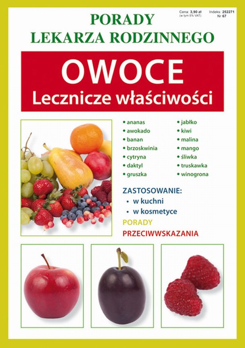 Owoce. Lecznicze właściwości — okładka e-booka