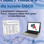 Packet Tracer 6 dla kursów CISCO Tom 4 — okładka e-booka
