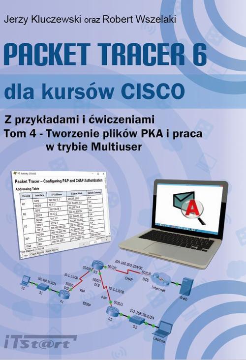 Packet Tracer 6 dla kursów CISCO Tom 4 — okładka e-booka