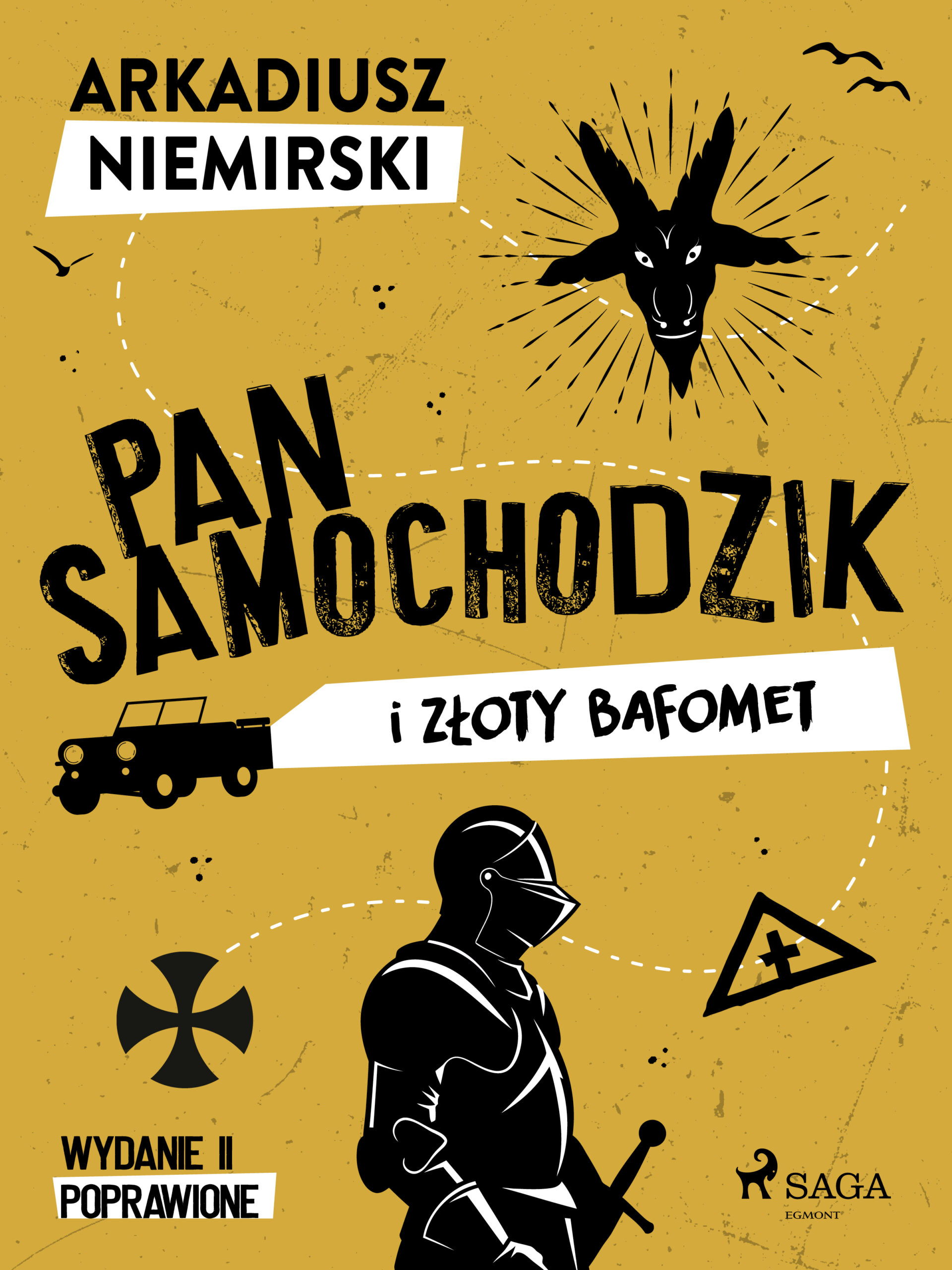 Pan Samochodzik i złoty Bafomet — okładka e-booka