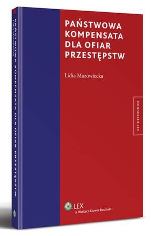 Państwowa kompensata dla ofiar przestępstw — okładka e-booka