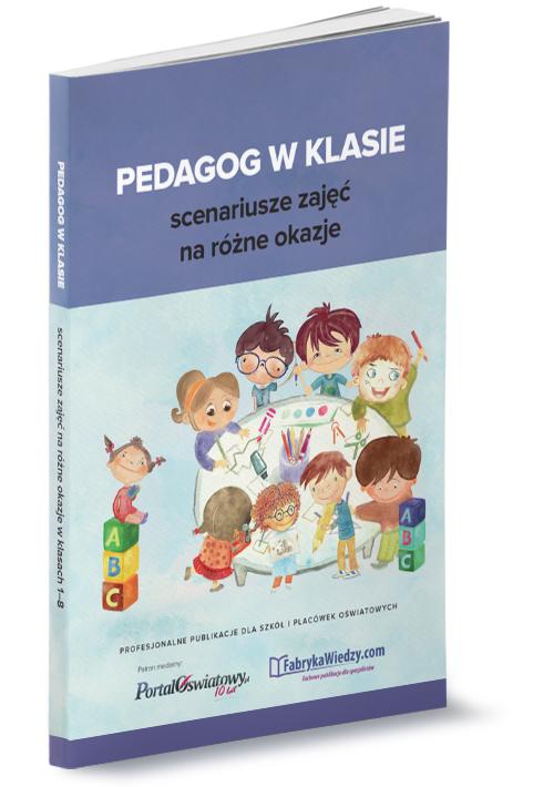 Tytuł: Pedagog w klasie - scenariusze zajęć na różne okazje
Autor: Kinga Białek, Magdalena Goetz, Anna Kiełczewska, M Synakiewicz
Wydawnictwo: Wiedza i Praktyka
Formaty: PDF