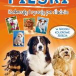 Pieski. Koloruję i rysuję po śladzie — okładka e-booka