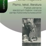 Pismo, tekst, literatura — okładka e-booka