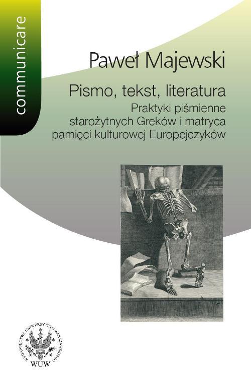 Pismo, tekst, literatura — okładka e-booka