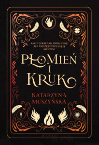 Płomień i kruk — okładka e-booka