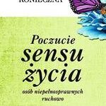 Poczucie sensu życia osób niepełnosprawnych ruchowo — okładka e-booka
