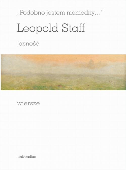 Podobno jestem niemodny Jasność Wiersze — okładka e-booka