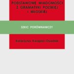 Podstawowe wiadomości z gramatyki polskiej i włoskiej — okładka e-booka