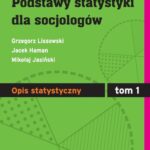 Podstawy statystyki dla socjologów Tom 1 Opis statystyczny — okładka e-booka