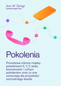 Tytuł: Pokolenia. Prawdziwe różnice między pokoleniami X, Y, Z, baby boomersami i cichym pokoleniem oraz co one oznaczają dla przyszłości zachodniego świata
Autor: Jean M. Twenge
Wydawnictwo: Smak Słowa
Formaty: EPUB, MOBI