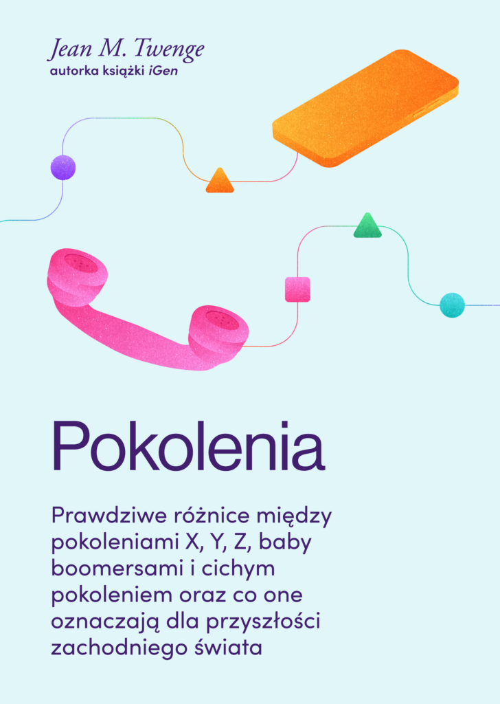 Tytuł: Pokolenia. Prawdziwe różnice między pokoleniami X, Y, Z, baby boomersami i cichym pokoleniem oraz co one oznaczają dla przyszłości zachodniego świata
Autor: Jean M. Twenge
Wydawnictwo: Smak Słowa
Formaty: EPUB, MOBI
