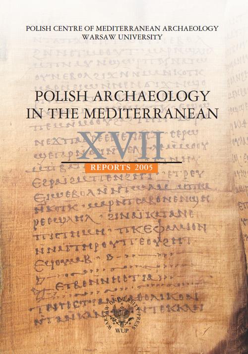 Tytuł: Polish Archaeology in the Mediterranean 17
Autor:
Wydawnictwo: Wydawnictwa Uniwersytetu Warszawskiego
Formaty: PDF
