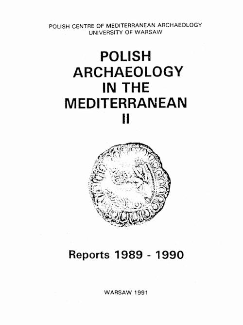 Tytuł: Polish Archaeology in the Mediterranean 2
Autor:
Wydawnictwo: Wydawnictwa Uniwersytetu Warszawskiego
Formaty: PDF