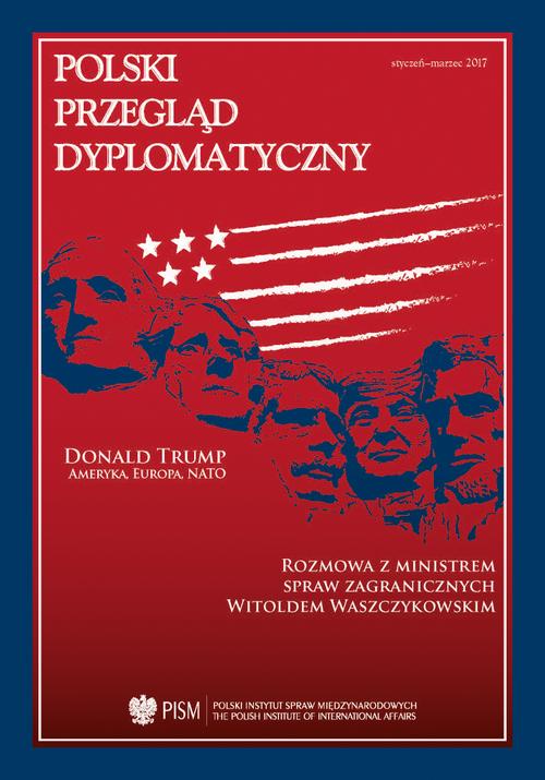 Polski Przegląd Dyplomatyczny 1/2017 — okładka wydania