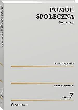 Pomoc społeczna. Komentarz — okładka