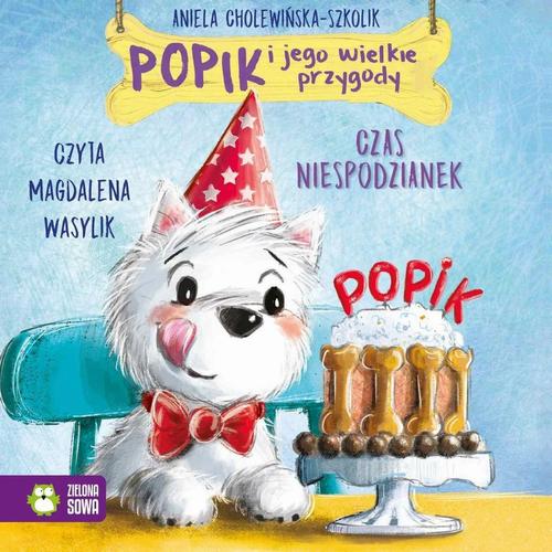 Tytuł: Popik i jego wielkie przygody. Czas niespodzianek
Autor: Aniela Cholewińska-Szkolik
Wydawnictwo: Zielona Sowa
Formaty: MP3