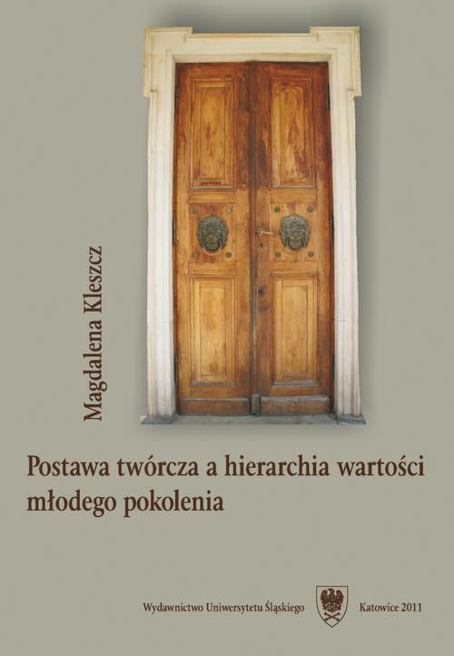 Postawa twórcza a hierarchia wartości młodego pokolenia — okładka e-booka