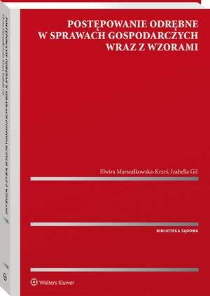 Postępowanie odrębne w sprawach gospodarczych wraz z wzorami — okładka e-booka