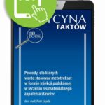 Tytuł: Powody, dla których warto stosować metotreksat w formie iniekcji podskórnej w leczeniu reumatoidalnego zapalenia stawów [Medycyna Faktów 2/2023]
Autor: Piotr Ligocki
Wydawnictwo: Medical Education
Formaty: PDF