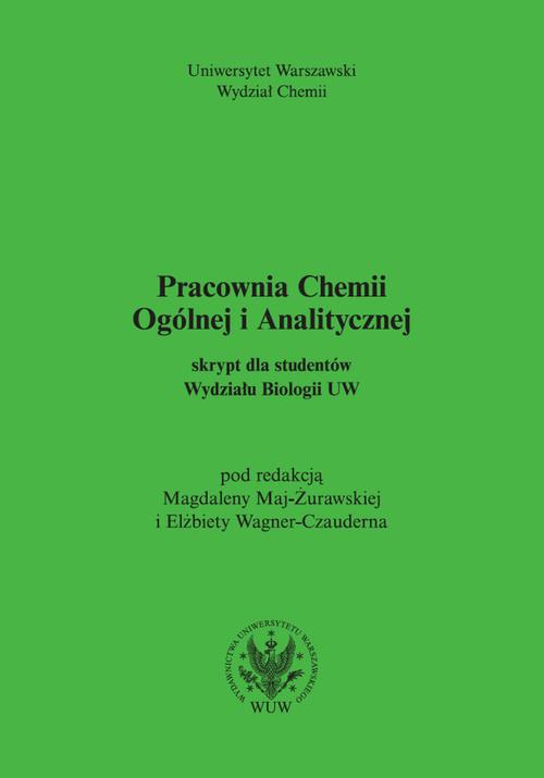 Pracownia chemii ogólnej i analitycznej (2017, wyd. 6) — okładka e-booka