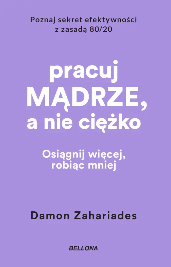 Pracuj mądrze, a nie ciężko — okładka e-booka