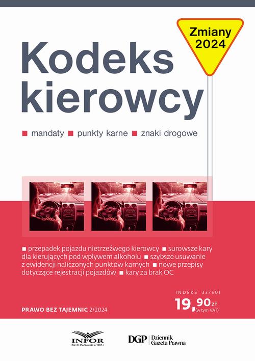 Prawo bez tajemnic 2/2024 Kodeks Kierowcy 2024 — okładka e-booka