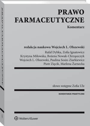 Prawo farmaceutyczne. Komentarz — okładka e-booka