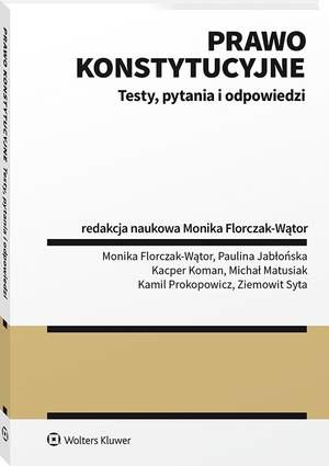 Prawo konstytucyjne. Testy, pytania i odpowiedzi — okładka e-booka