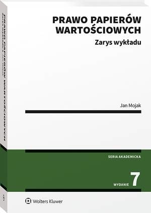 Prawo papierów wartościowych. Zarys wykładu — okładka e-booka