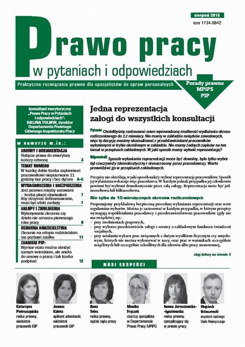 Tytuł: Prawo pracy w pytaniach i odpowiedziach sierpień 2013
Autor: 
Wydawnictwo: Oficyna Prawa Polskiego
Formaty: PDF