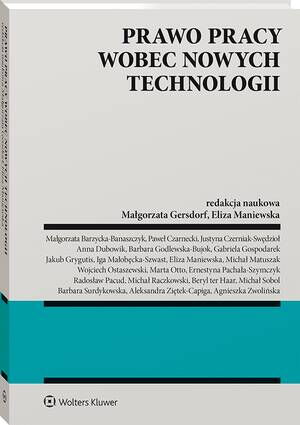 Prawo pracy wobec nowych technologii — okładka e-booka