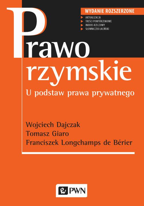 Prawo rzymskie — okładka e-booka