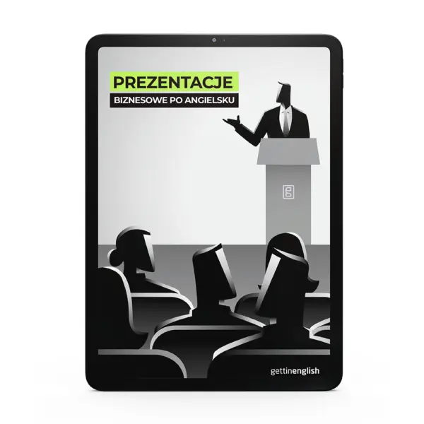 Prezentacje po angielsku - przydatne zwroty i słownictwo. Ebook — okładka