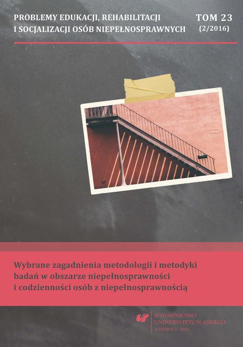 Tytuł: Problemy Edukacji, Rehabilitacji i Socjalizacji Osób Niepełnosprawnych. T. 23, nr 2/2016
Autor: 
Wydawnictwo: Wydawnictwo Uniwersytetu Śląskiego
Formaty: PDF