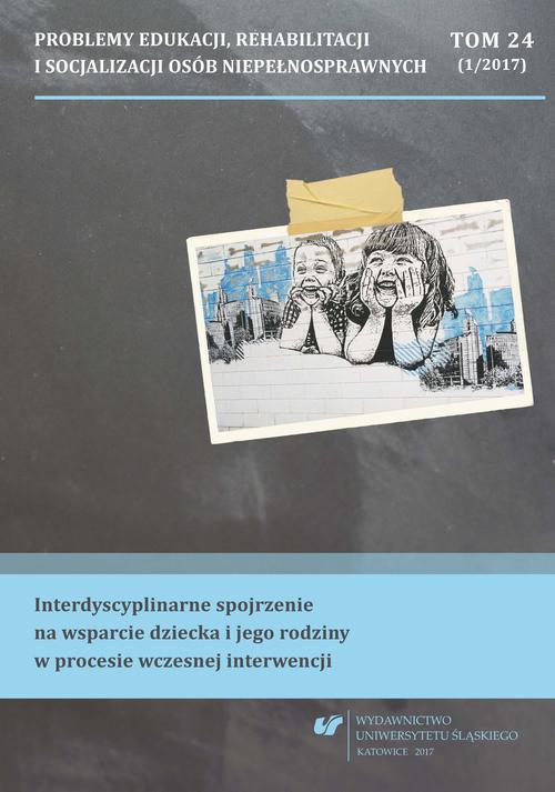 Tytuł: Problemy Edukacji, Rehabilitacji i Socjalizacji Osób Niepełnosprawnych. T. 24, nr 1/2017: Interdyscyplinarne spojrzenie na wsparcie dziecka i jego rodziny w procesie wczesnej interwencji
Autor: 
Wydawnictwo: Wydawnictwo Uniwersytetu Śląskiego
Formaty: PDF