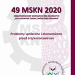 Problemy społeczne i ekonomiczne przed erą koronawirusa — okładka e-booka