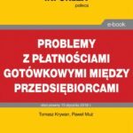 Problemy z płatnościami gotówkowymi między przedsiębiorcami — okładka e-booka