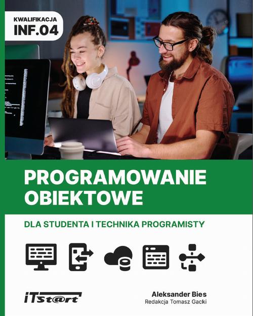 Programowanie obiektowe dla studenta i technika programisty INF.04 — okładka e-booka