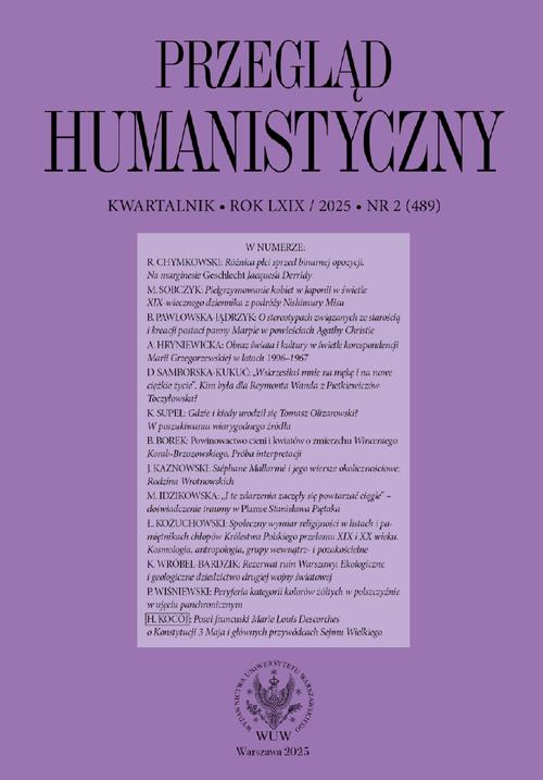 Tytuł: Przegląd Humanistyczny 2025/2 (489)
Autor: 
Wydawnictwo: Wydawnictwa Uniwersytetu Warszawskiego
Formaty: PDF, EPUB