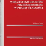 Przekształcenie użytkowania wieczystego gruntów przedsiębiorców w prawo własności — okładka e-booka