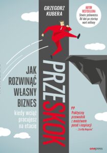 Przeskok. Jak rozwinąć własny biznes, kiedy wciąż pracujesz na etacie — okładka e-booka